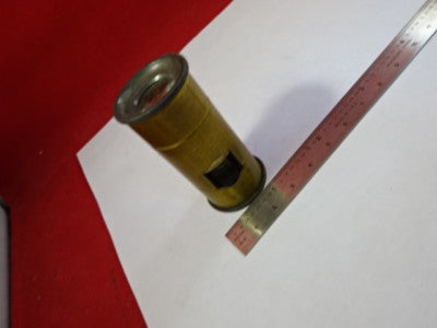 Antique Brass Portable Seeds Microscope Vintage Part AS IS