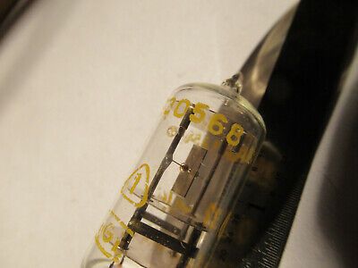ANTIQUE QUARTZ RADIO CRYSTAL NARVA GLASS HOLDER FREQUENCY CONTROL #F4-A-79