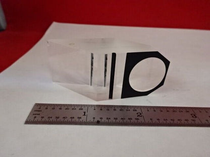MIKROSKOPTEIL NIKON JAPAN GLAS PRISMA [abgesplittert] OPTIK WIE BESEHEN #X3-A-05