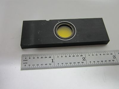 Microscope Part Yellow Filter Slide Optics