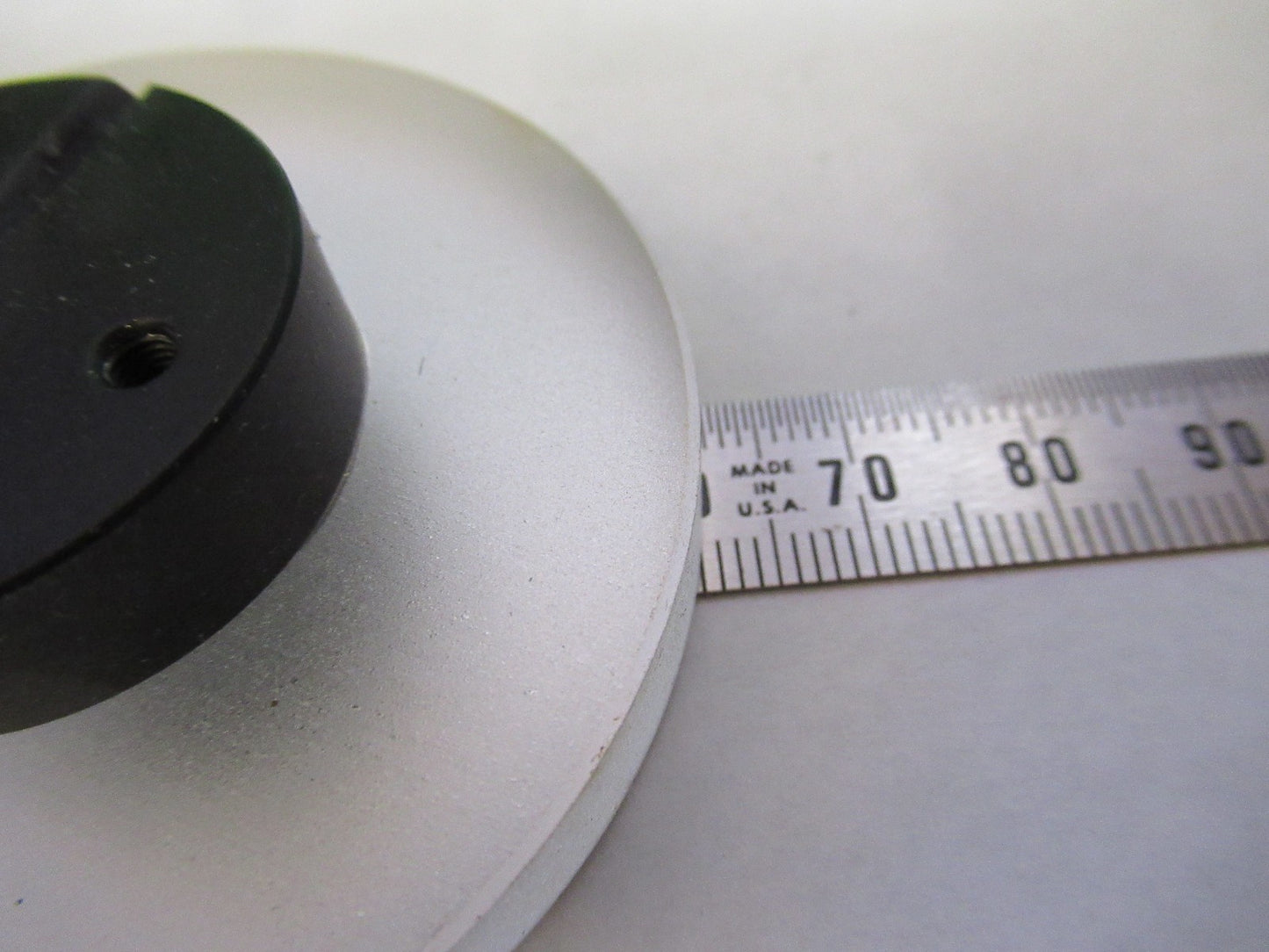 AUS JENA GERMANY MOUNTED MIRROR OPTICS MICROSCOPE PART AS PICTURED T2-A-45