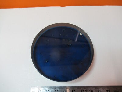 LARGE THICK OPTICAL FLAT GLASS STAGE OPTICS as pictured &55R-B-04