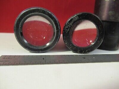 FOR PARTS LOT EYEPIECES OCULAR LENSES OPTICS MICROSCOPE PART AS PICTURED #13-30