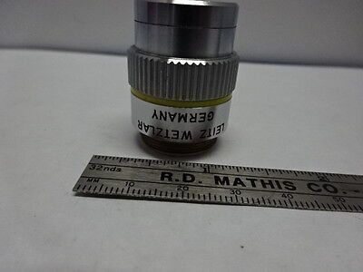 MIKROSKOPTEIL OBJEKTIV LEITZ GERMANY NPL 10X INFINITY OPTICS AS IS #84-24