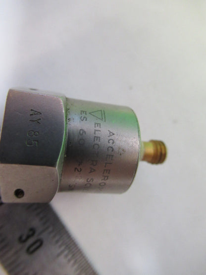 ELECTRA SCIENTIFIC SENSOR ACCELEROMETER 10-32 connector AS PICTURED  98-A-14