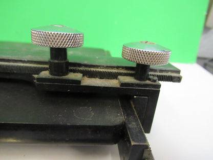 SPENCER AO VINTAGE STAGE TABLE XY ANTIQUE MICROSCOPE PART AS PICTURED X5-A-11