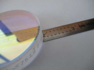OPTICAL COATED DICHROIC FLAT LENS  PRO LASER OPTICS AS PICTURED &F2-A-70