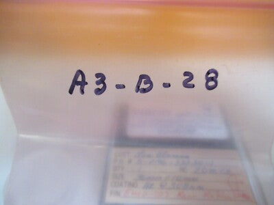 OPTICAL LENS OPTICS AS IS #A3-B-28