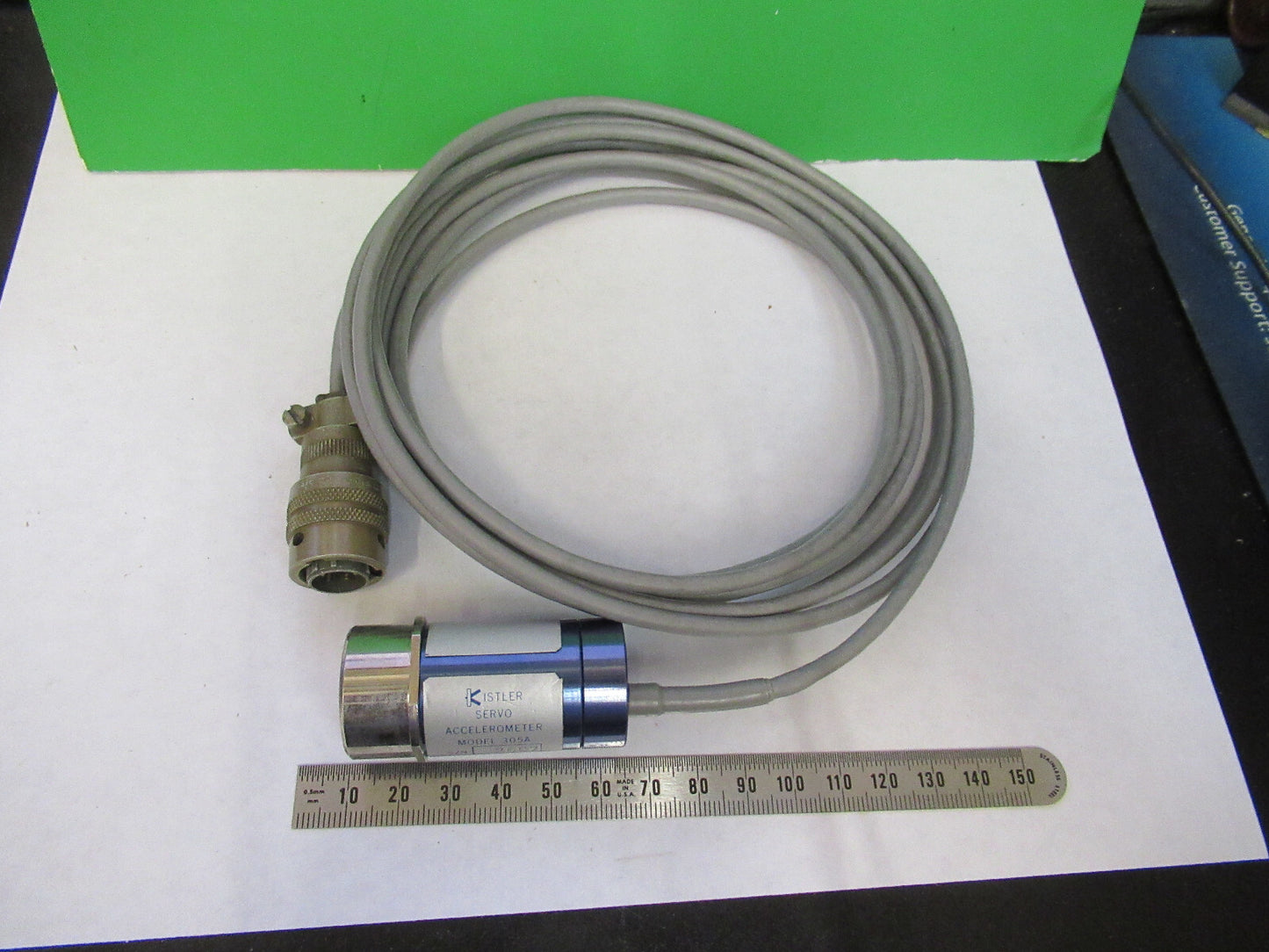 KISTLER ACCELEROMETER SERVO SENSOR  305A RARE AS PICTURED S1-B-43