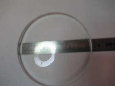 ZEISS GERMANY GLASS STAGE PLATE MICROSCOPE PART OPTICS AS PICTURED &3K-A-68