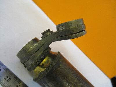 Antique Bausch & Lomb Tubus + Nosepiece Microscope Part Optics