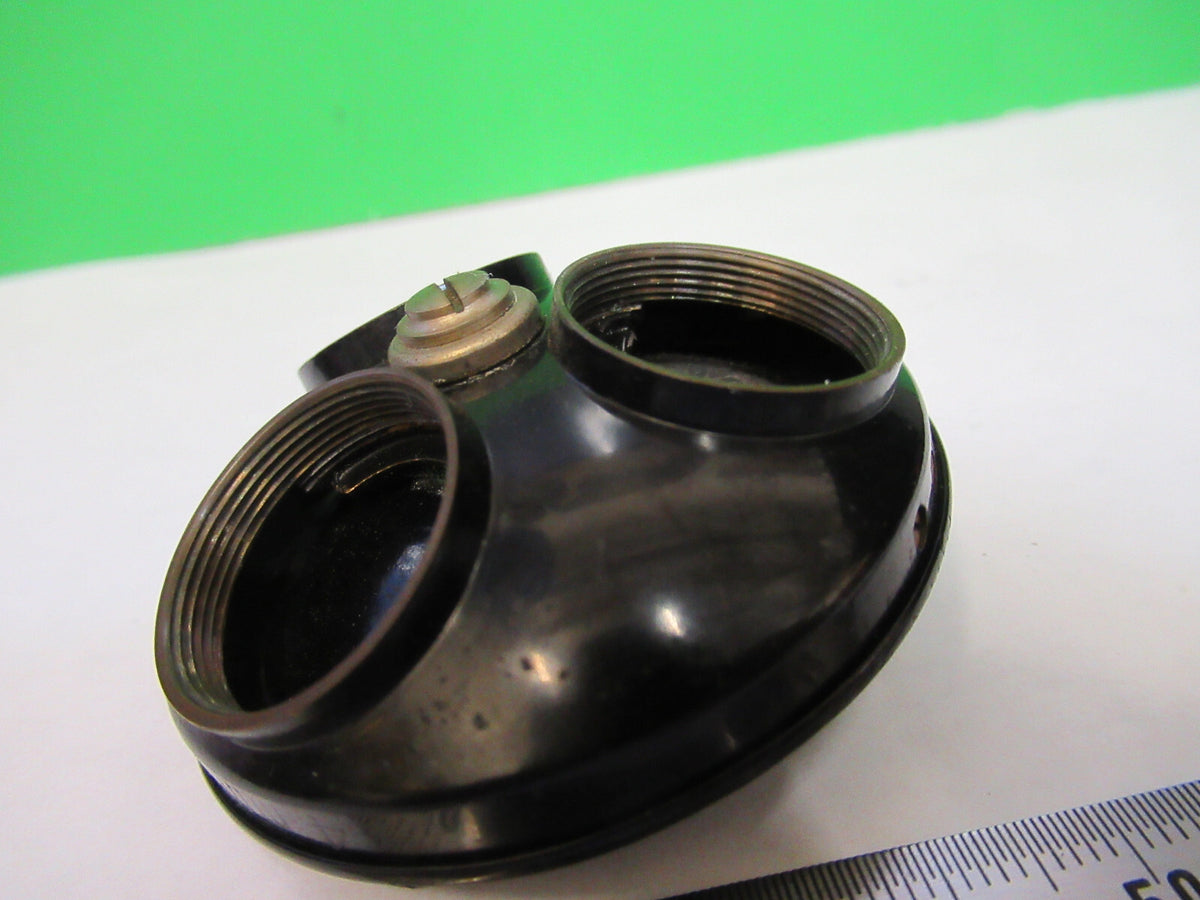 ANTIQUE BAUSCH LOMB NOSEPIECE ASSEMBLY MICROSCOPE PART OPTICS AS PICTURED S1-B10