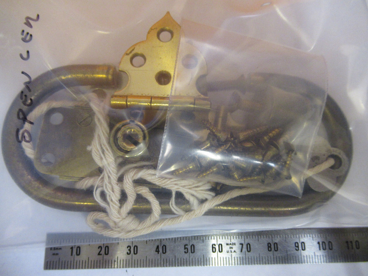AO SPENCER LOCK for wood cabinet with key MICROSCOPE PART AS PICTURED 72-C-09