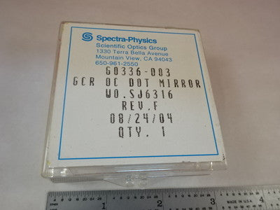 OPTICAL SPECTRA PHYSICS COATED LENS LASER OPTICS AS IS #M2-B-07