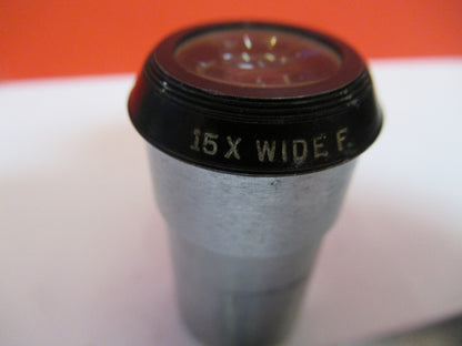 Vintage Bausch & Lomb 15X Wide Field Eyepiece Microscope Part