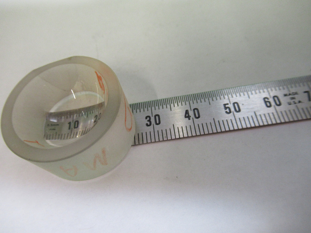OPTICAL  WEIRD LENS PLANO CONCAVE TOOL GLASS OPTICS AS PICTURED 80-B-30