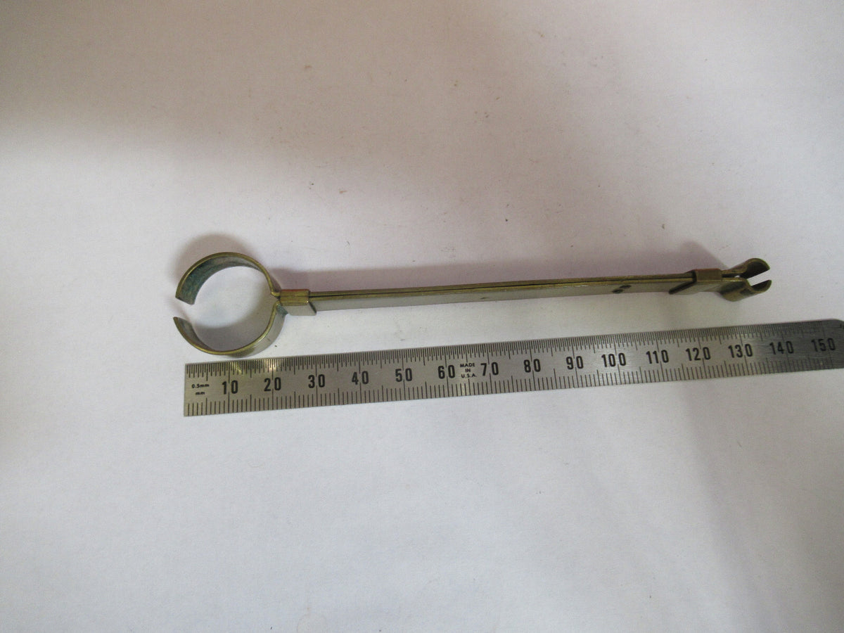 Antique Brass UK Beck Metal Holder Microscope Part