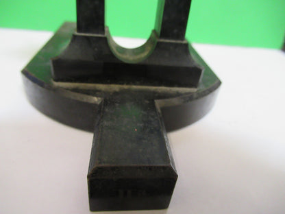 Antique Carl Zeiss AG Jena Horseshoe Base Microscope Part