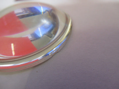 OLYMPUS JAPAN SET OF LENSES CONVEX 40mm MICROSCOPE PART AS PICTURED T9-A-16