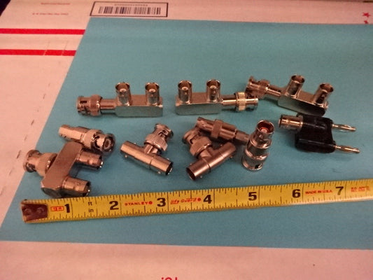 Lot BNC Connector Adapters RF Microwave Frequency