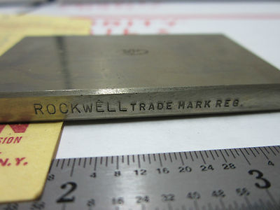 METROLOGY INSPECTION ROCKWELL HARDNESS TEST STANDARD BIN#5-23