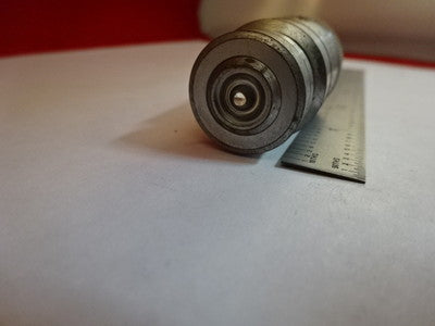 MICROSCOPE PART VICKERS ENGLAND UK OBJECTIVE MICROPLAN 40X OPTICS AS IS #21-A-23