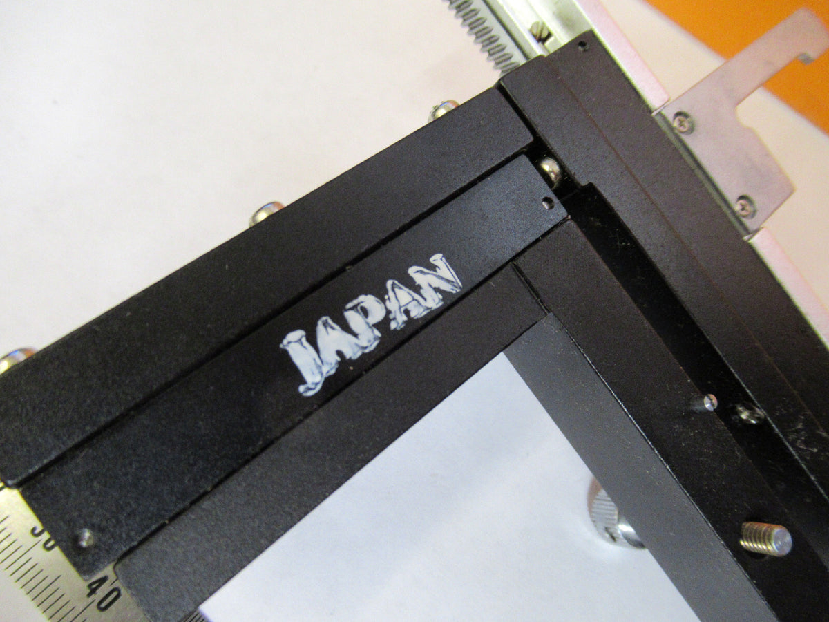 JAPAN SWIFT  XY CLIPS STAGE MICROSCOPE PART AS PICTURED Y3-A-105