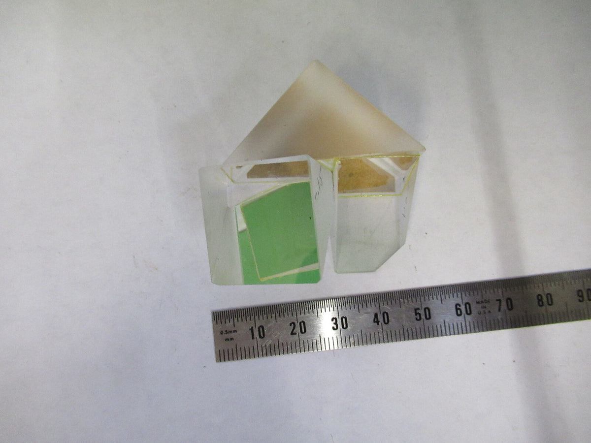 OPTICS AO AMERICAN HEAD STEREO GLASS PRISM MICROSCOPE PART AS PICTURED X4-A-09