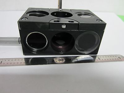 MICROSCOPE PART LEICA REICHERT POLYVAR INSERT DIC FILTER OPTICS BIN#F2-21