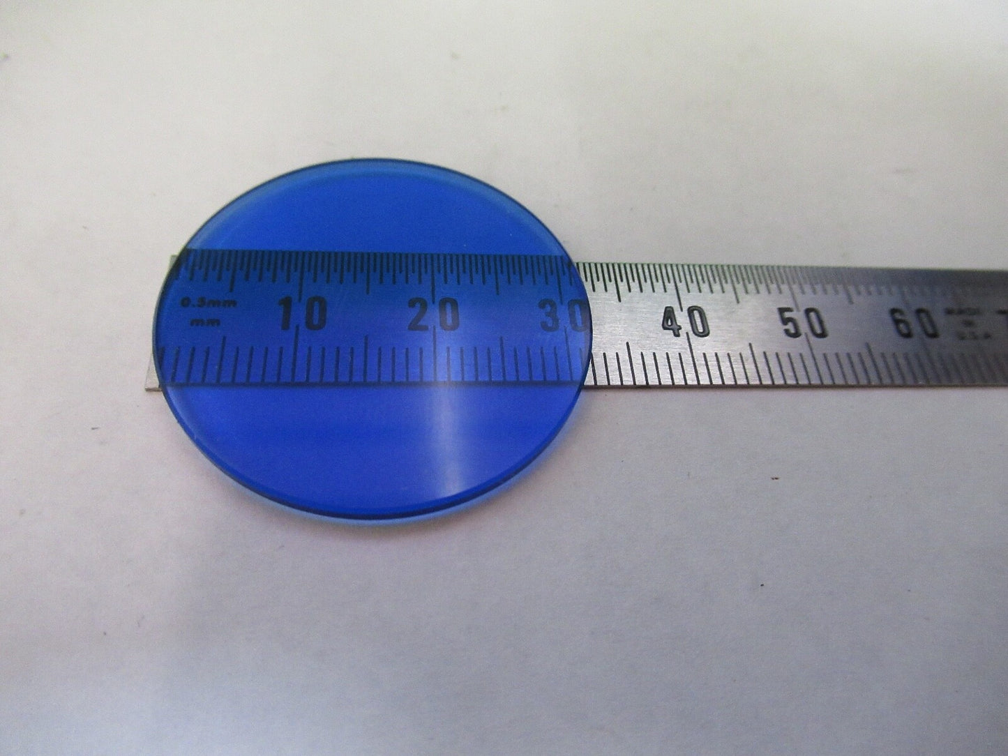 STEINDORFF BERLIN GLASS FILTER BLUE GERMANY MICROSCOPE PART 8X-A-03