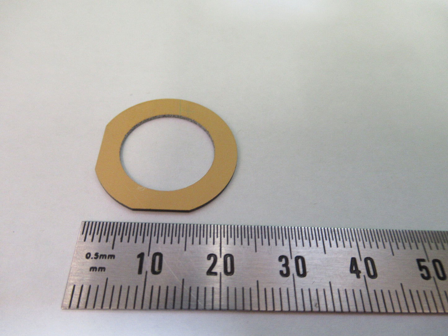 BLANK PIEZOELECTRIC new QUARTZ CRYSTAL Y-CUT GOLD PLATED PIEZO SENSOR AL-B-14