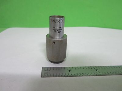Microscope Part Ernst Leitz Wetzlar Germany Objective 10X Optics
