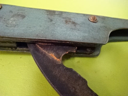 FOR PARTS UNKNOWN MAKER CRIMPING TOOL [rusty] AS IS #TA-3-6