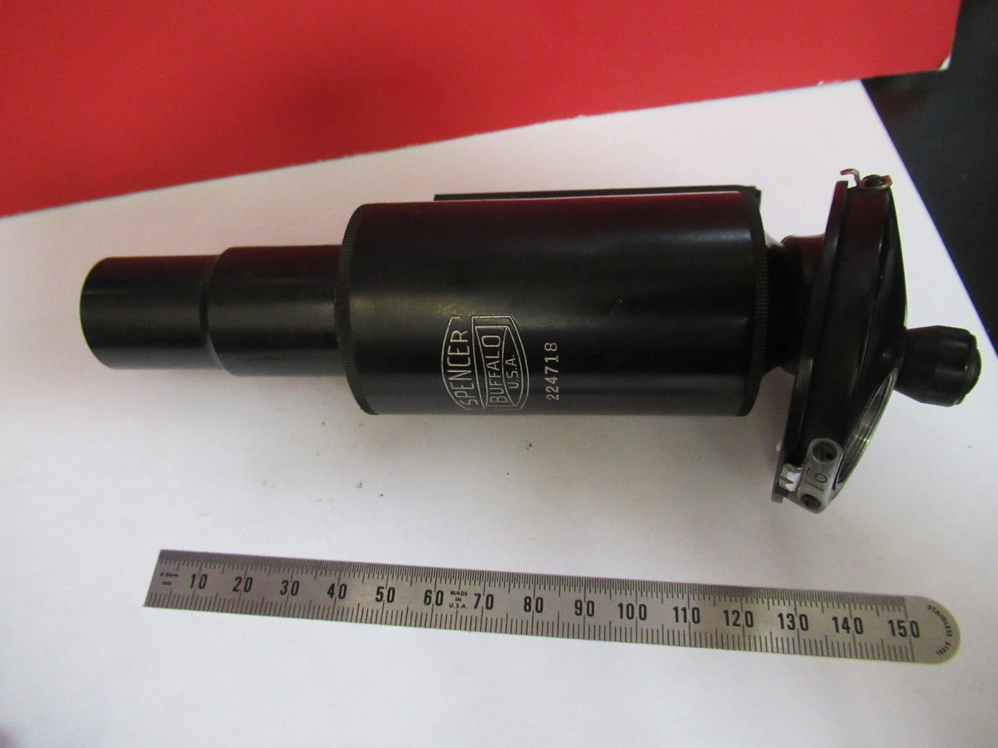 SPENCER AO AMERICAN OPTICS tubus + nosepiece MICROSCOPE PART AS PIC V7-A-35