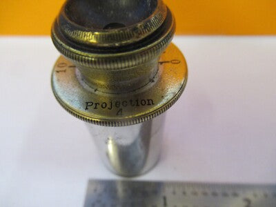 Antique Carl Zeiss AG Projection Eyepiece "4" Microscope Part