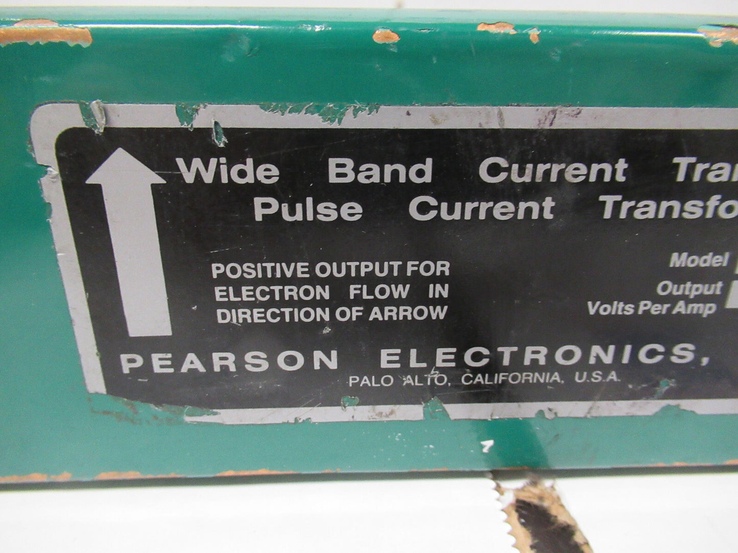 PEARSON ELECTRONICS CURRENT WIDE BAND PULSE MONITOR EMI 4547 AS PICTURED &TE-4