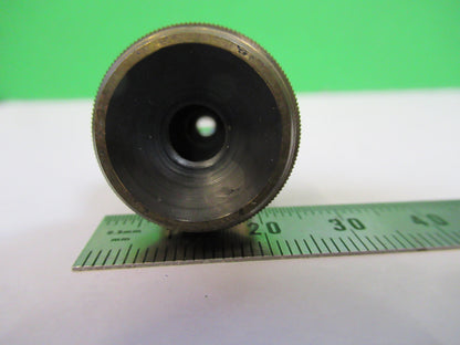 Antique Brass Spencer Lens Co. Objective Rare 109X Microscope Part