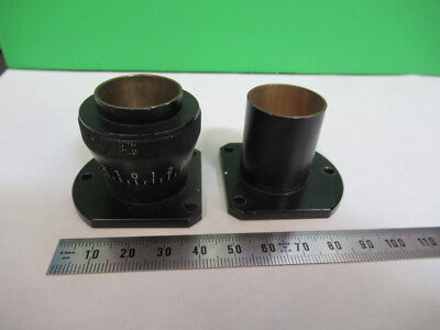 Carl Zeiss AG Germany Brass Ocular Holder Pair Microscope Part