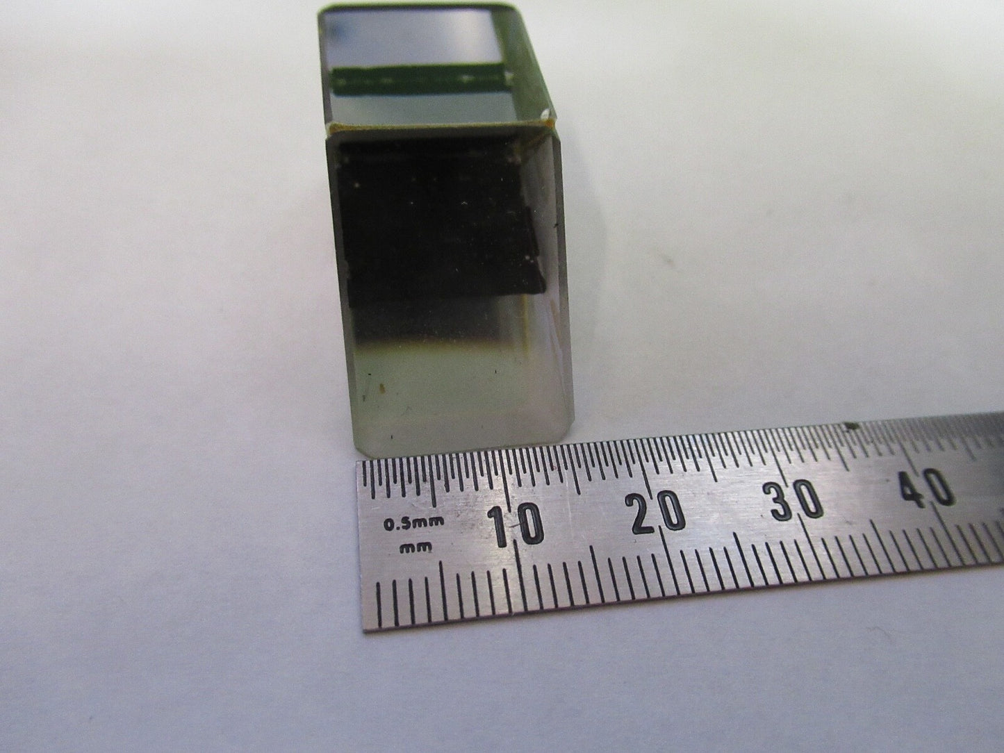 BAUSCH LOMB GLASS PRISM HEAD OPTICS MICROSCOPE PART AS PICTURED Q7-B-35