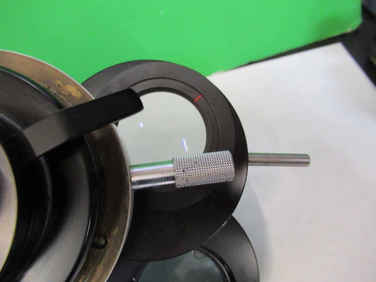 ZEISS GERMANY POL CONDENSER + POLARIZER HOLDER MICROSCOPE PART AS PICTURED X9B64