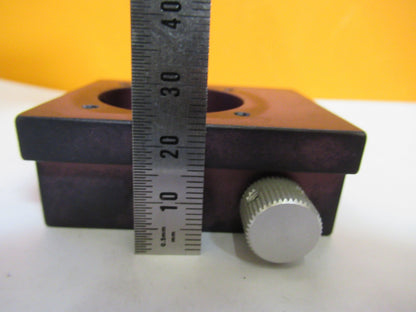 optical FIXTURE WITH MOVABLE LENS  laser optics as pictured  Y2-A-96