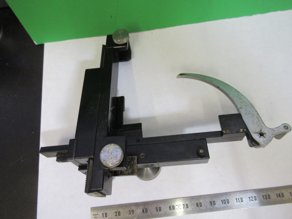 BAUSCH LOMB UNIVERSAL XY STAGE CLIPS MICROSCOPE PART AS PICTURED S1-B-97