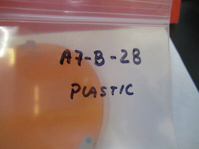 Optical Huge Plastic Filter Orange Plate Optics