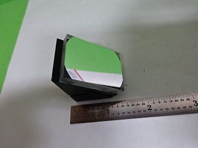 MICROSCOPE PART POLYVAR REICHERT LEICA MOUNTED MIRROR OPTICS AS IS BIN#8M-D-06