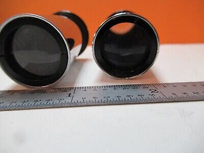 PAIR WILD HEERBRUGG EYEPIECE 6X OCULAR OPTICS MICROSCOPE AS PICTURED &16-B-25