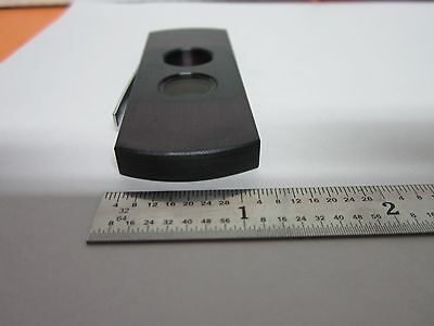 MICROSCOPE PART POLARIZER SLIDE ??  POL OPTICS BIN#B1-R-17