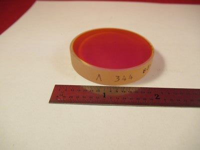 OPTICAL FLAT ZERODUR 2" DIA DICHROIC MIRROR 1/10 WAVE LASER OPTICS &5-A-94