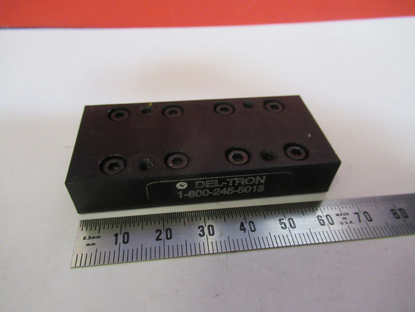 DEL-TRON LINEAR POSITIONING SLIDE BEARING PART AS PICTURED #H9-B-30