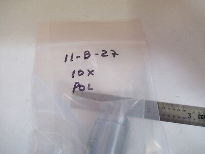 LEITZ WETZLAR OBJECTIVE POL 10X /170 OPTICS MICROSCOPE PART AS PICTURED &11-B-27