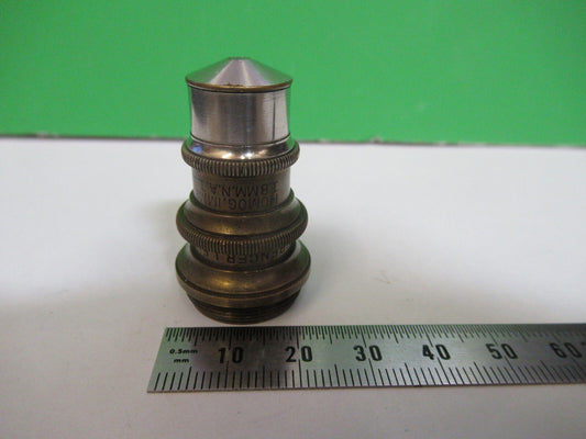 Antique Brass Spencer Lens Co. 1.8mm Lens Objective Microscope Part
